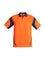 Mens Hi Vis Aztec Polo - Short Sleeve - Orange/Navy - Size 3XL - Biz Collection Carousel 1