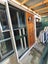 SALE Karaka Green Entranceway with Wooden Door & Sidelight 2 m H x 1.6 m W #SDF2 Carousel 7