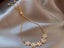 Bracelet Adjustment Flower Design Cubic Zirconia Platinum Yellow Gold Plated Carousel 1