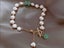 Bracelet Baroque Pearls Gold Plated Adjustment Bracelet Carousel 1