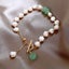 Bracelet Baroque Pearls Gold Plated Adjustment Bracelet Carousel 2
