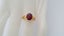 Beautiful 18ct Gold Pink/Red 3 CT Oval Checkerboard Cut Natural Tourmaline Ring Carousel 6