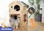 Cat House Condo,Indoor Kitty Scratching Playhouse Carousel 1