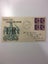 1953 First Day Cover 1d purple Royal Blue arms Carousel 1