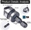 NEW new Universal 3Pcs Countersink Drill Bits sets Chamfer *Clearance* Carousel 10