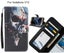 Vodafone Smart V12 case 3 card leather wallet case printed ID Carousel 1