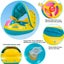Baby Float Seat Boat Inflatable Ring Adjustable Sunshade Swim Pool Water Toys Carousel 3