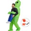 Inflatable Alien Rider Costume Halloween Cosplay Costume for Adults Kids Carousel 1