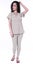 Moomaya Women's Printed Nightwear Set Pyjama Cotton Jersey Sleepwear 2 Pcs Carousel 2