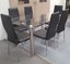 Melody Dining Table Clear Tempered Glass 1500mm X 900mm (Table Only) Carousel 1