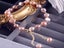 Bracelet Purple Baroque Pearls Platinum Yellow Gold Plated Carousel 1