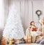 Deluxe White Artificial Christmas Tree-2.4m Carousel 1