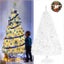 Deluxe White Artificial Christmas Tree-2.4m Carousel 2