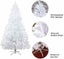 Deluxe White Artificial Christmas Tree-2.4m Carousel 3