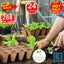 Peat Pots Seed Starter planter box Tray *Over Stocked* Carousel 16
