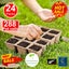 Peat Pots Seed Starter planter box Tray *Over Stocked* Carousel 17