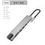 Type C To Multi Usb 3.0 4Khdmi Ethernet Rj45 Lan Adapter With Tfsd Slot 8 In 1 Carousel 5