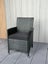 1800 x 990 Dining Set - 6 x Chairs - Black Glass - Black PE Rattan Carousel 3