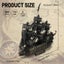 Piececool The Flying Dutchman Pirate Ship DIY Metal Model Kit 3D metal puzzle Carousel 4