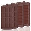 4pcs Chocolate Bar Molds Break-apart Silicone Mold Candy Mold Carousel 1