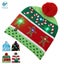 Deago LED Light Up Beanie Knit Hat Christmas Cap Xmas Winter Snow Holiday Warm H Carousel 1