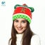 Deago LED Light Up Beanie Knit Hat Christmas Cap Xmas Winter Snow Holiday Warm H Carousel 4