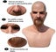 Supersoft Old Man Latex Face Mask Cosplay Halloween Costume Props Carousel 3
