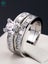 Deago 2Pcs Wedding Engagement Rings For Women Anniversary Promise Ring Bridal Se Carousel 3