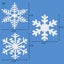 Deago 12PCS Winter Christmas Hanging Snowflake Decorations - White Snowflake Orn Carousel 3