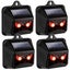 Deago 2 Pack Solar Nocturnal Animal Repeller, Wild Animal Predator Deterrent wit Carousel 1