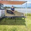 Kings Camping Stretcher Bed Portable Folding Single Light Durable 1M Steel Frame Carousel 9