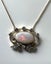 Antique Victorian 18k Gold & Platinum Cabochon Opal & Diamond Pendant Necklace Carousel 8