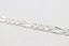 Sterling Silver 3:1 Figaro Bracelet IRA06 Carousel 3