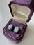 Vintage 14k White Gold 5.70ctw Oval Cabochon Opal & Diamond Halo Stud Earrings Carousel 14