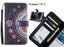 Huawei Y5 II case 3 card leather wallet case printed ID Carousel 1