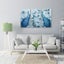 ON SALE FREE SHIPPING - 3 Piece Canvas Art Print - Peacocks Carousel 3
