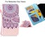 Motorola One Vision case 3 card leather wallet case printed ID Carousel 1