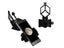 Telescope Binocular Monocular Mobile Phone Adapter Mount Carousel 5