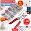 Brand New 100Pcs Metal Snaps Buttons Fastener Pliers Press Tools *Clearance* Carousel 1