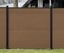 WPC - FULL PRIVACY Co-EXTRUSION FENCE-TEAK Carousel 4