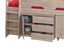 Kansas Single Cabin Bed - Desk, Drawers, Shelving - Sonoma Oak Carousel 3