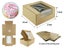 Window Cake Box - Kraft Paper 21cm (12 Units) Carousel 1