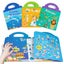 3pcs Static Sticker Book for Girls Boys Gifts Learning Toys for Toddlers 1-3, Mo Carousel 1