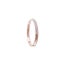 NEW 14k Gold Round Diamond 0.25ctw Half Eternity Wedding Stacking Band Ring Carousel 2