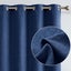 Thermal Insulated Total Blackout Curtains Drapes Eyelet Dark Blue Small -TSE34 Carousel 3