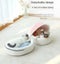 Wooden Boucle Bassinet Cat Cradle Cat Bed Soft Comfortable Princess Pink Carousel 5