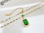Necklace Emerald Pendant CZ Stainless Steel Necklace For Women Carousel 4