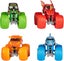 Monster Jam 1:64 Scale: Exclusive Tough Treads Monster Truck 4 Pack Carousel 4