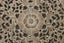 60cm x 60cm 3D Flower Teak Wooden Carving White Wash Carousel 3