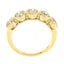 NEW 18k Gold 1.94ctw Milgrain Bezel European Diamond 5 Stone Wedding Band Ring Carousel 4